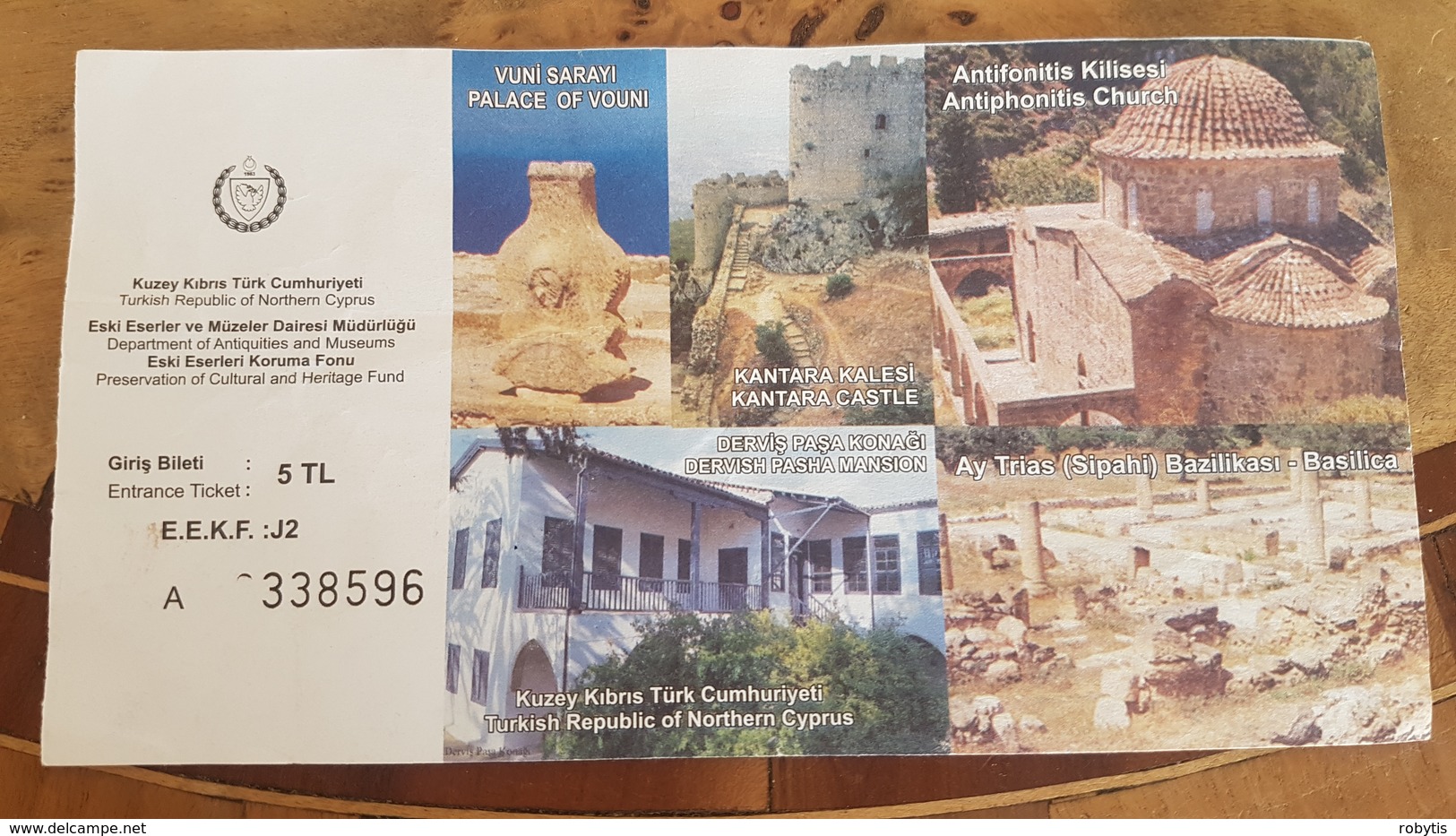 Turkey-Cyprus MUSEUM TICKET - Tickets - Entradas