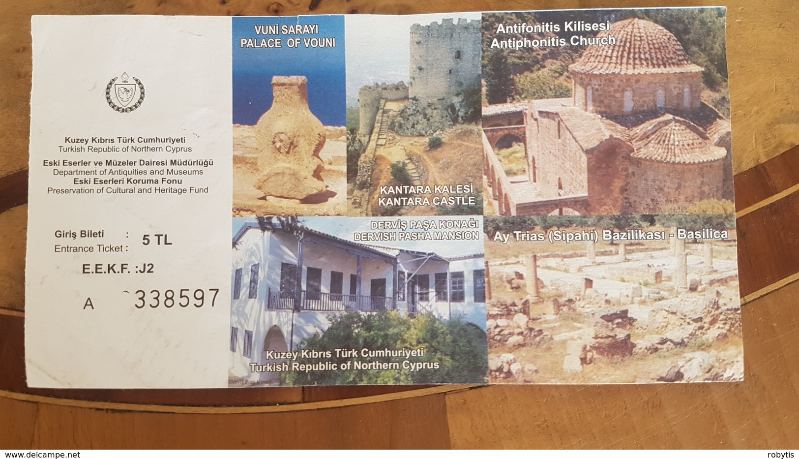 Turkey-Cyprus MUSEUM TICKET - Tickets - Entradas