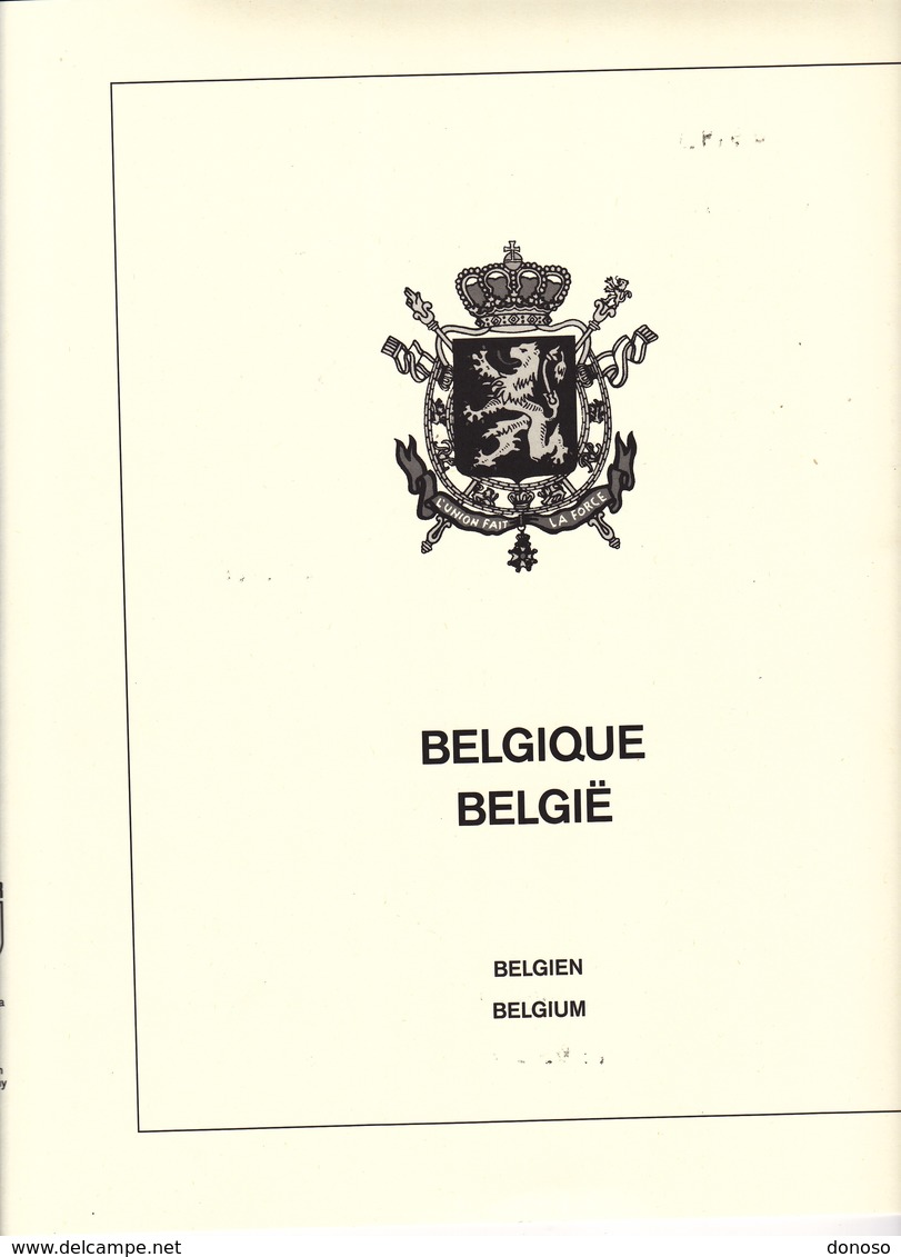 LINDNER T 127a BELGIQUE 1965-1971 COMPLET Avec Chemin De Fer, Taxe,service Etc. - Pré-Imprimés