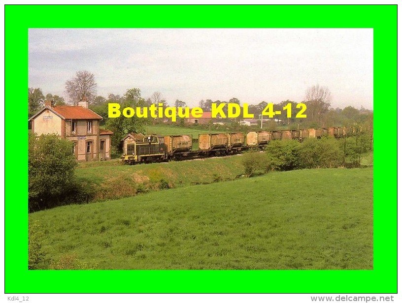 AL 291 - Train - Locotracteur Y 7661 En Gare - GOURFALEUR - Manche - SNCF - Autres & Non Classés