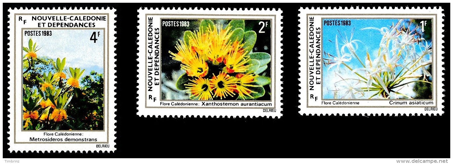 NOUV.-CALEDONIE 1983 - Yv. 466 467 468 469 470 471 **   Cote= 5,60 EUR - Flore. Orchidées (6 Val.)  ..Réf.NCE23871 - Ungebraucht