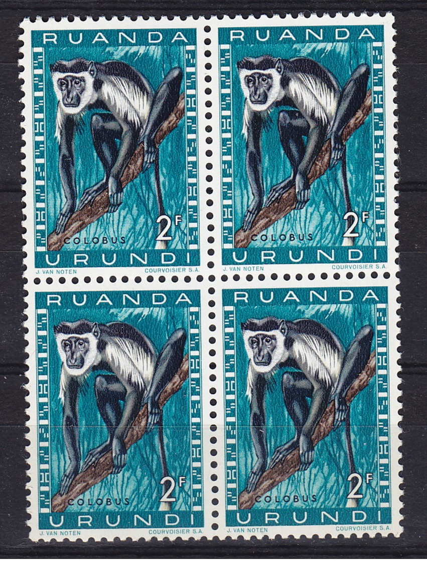 Ruanda Urundi Nr 211  Bloc 4 Timbres/blok 4 Zg          Neufs - Postfris - MNH   (xx) - Neufs