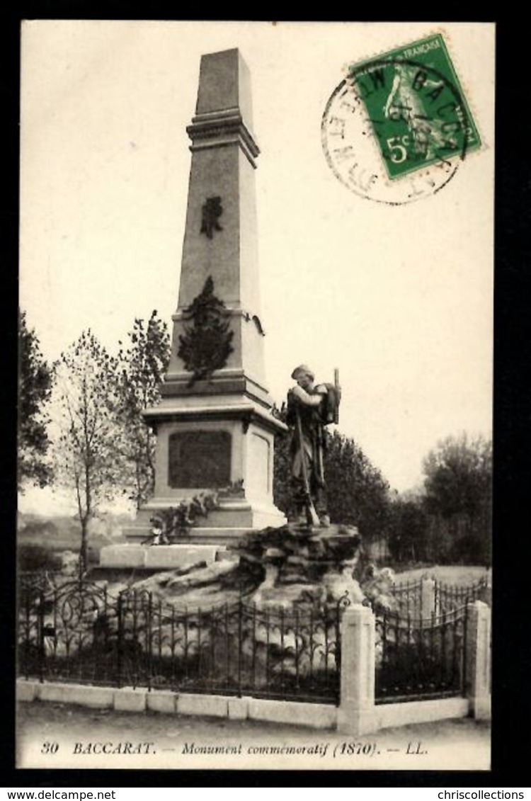 BACCARAT - Monument Commémoratif (1870) - Briey