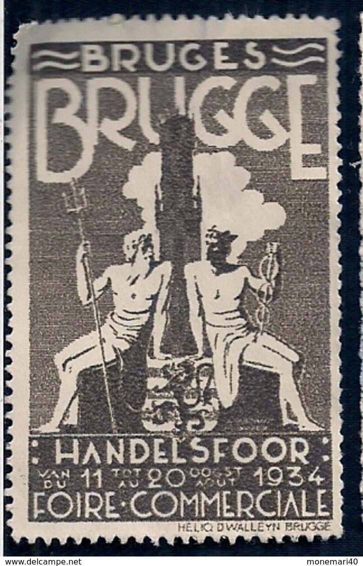 BELGIQUE - BRUGES (BRUGGE) - FOIRE COMMERCIALE (HANDELSFOOR) - 1934. - Autres & Non Classés