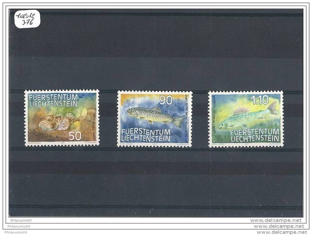 LIECHTENSTEIN 1987 - YT N° 863/865 NEUF SANS CHARNIERE ** GOMME D'ORIGINE LUXE - Nuevos