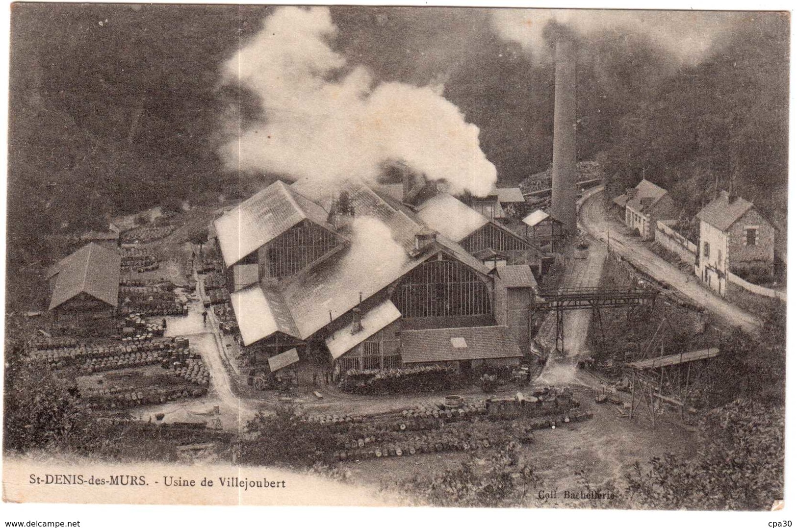 CPA HAUTE-VIENNE.SAINT-DENIS-des-MURS.USINE DE VILLEJOUBERT - Autres & Non Classés