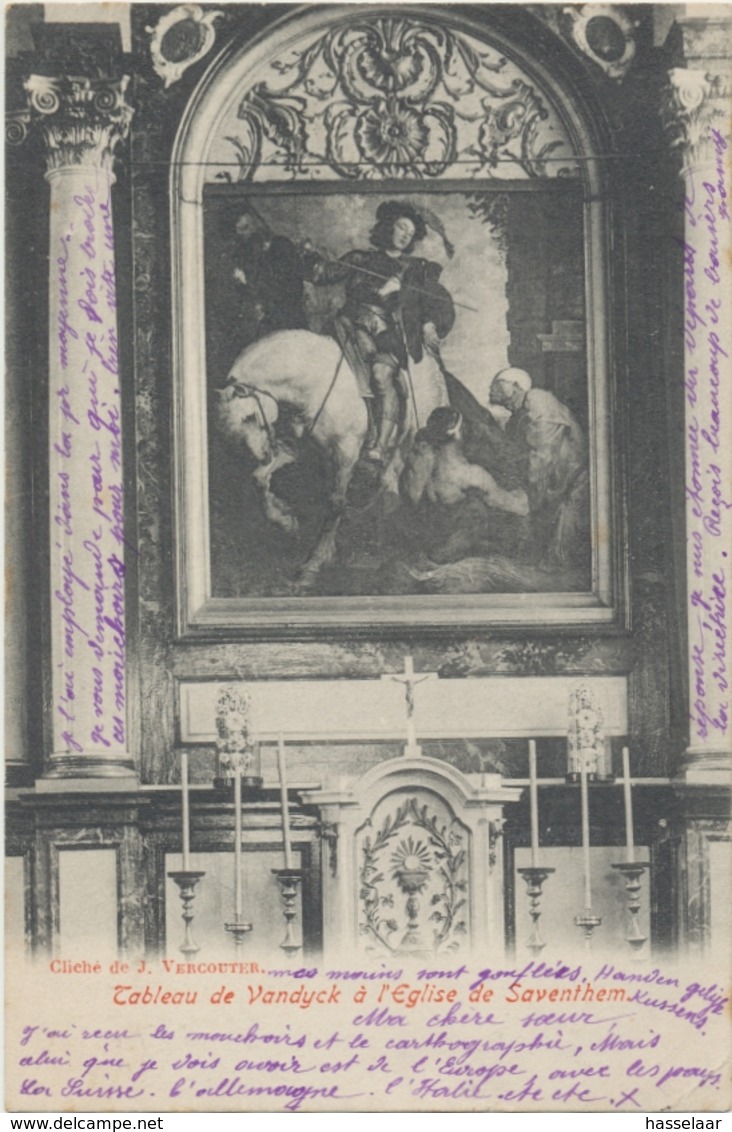 Tableau De Vandyck à L'Eglise De Saventhem - 1905 - Zaventem