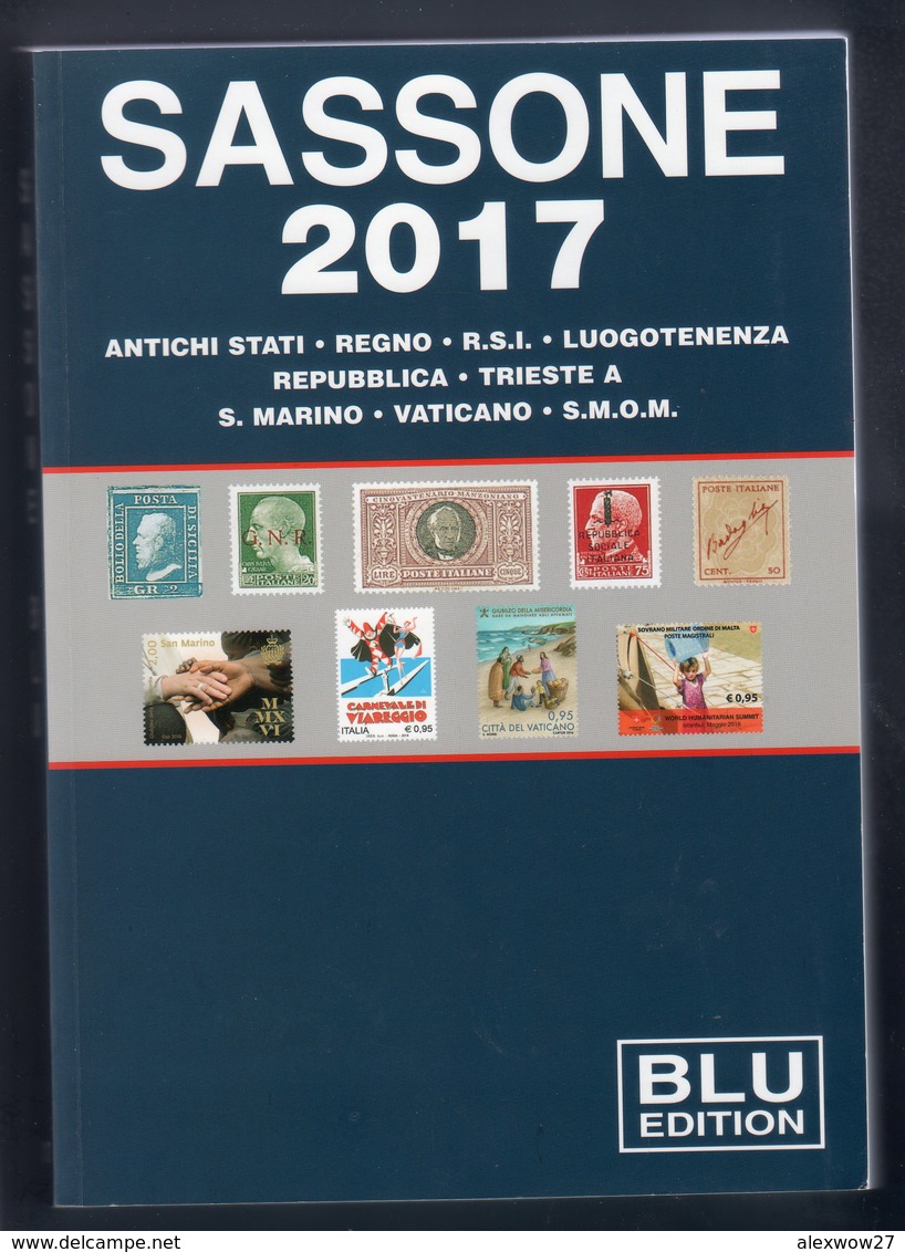 Italia 2017 Catalogo Sassone BLU - USATO - Italia