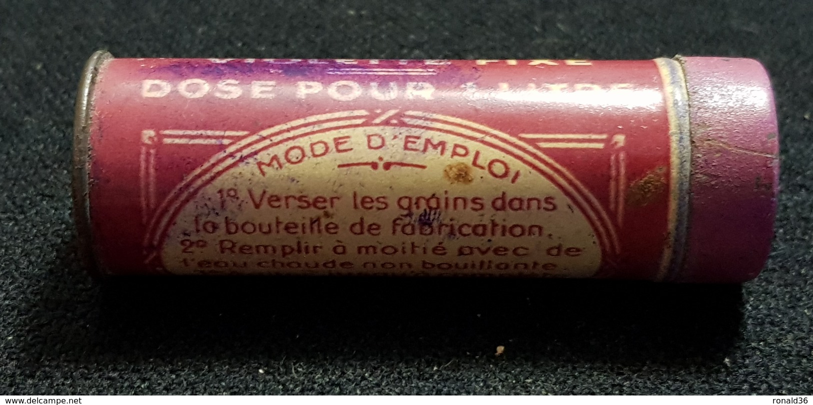 Bureau écriture Pour Plume ENCRE MIETTE PARIS Granulee Classique Violette Fixe Dose Pour 1 L / Tube Tole Avec PRODUIT - Autres & Non Classés