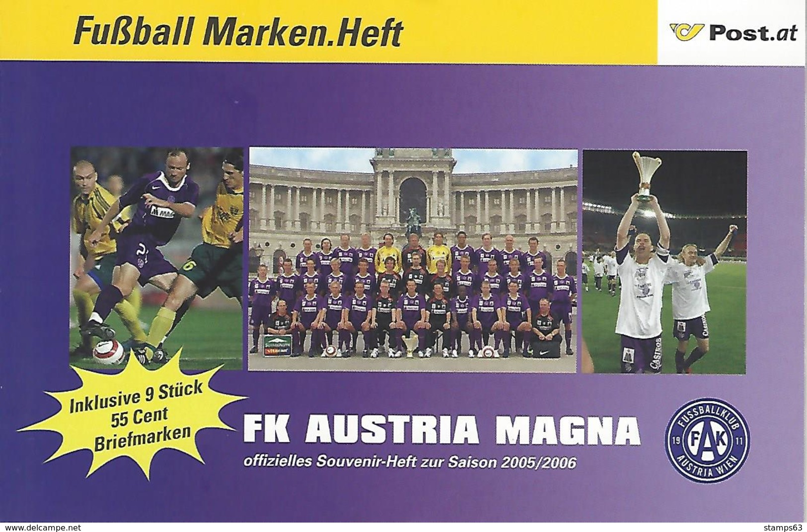 AUSTRIA / ÖSTERREICH, 2005, Booklet / Markenheftchen B, AUSTRIA WIEN - Altri & Non Classificati