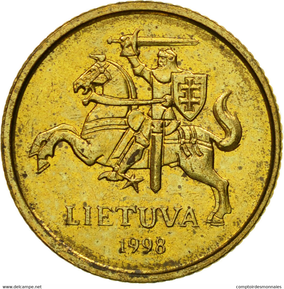 Monnaie, Lithuania, 10 Centu, 1998, TTB, Nickel-brass, KM:106 - Litouwen