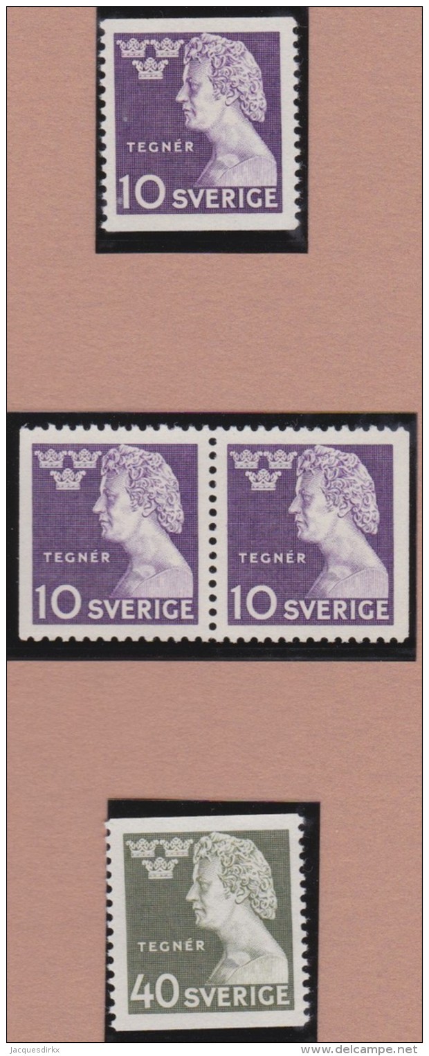 Sweden    .      Facit   .     370/371  +   BB       .       **   .    MNH    .   /   .  Postfris - Nuovi