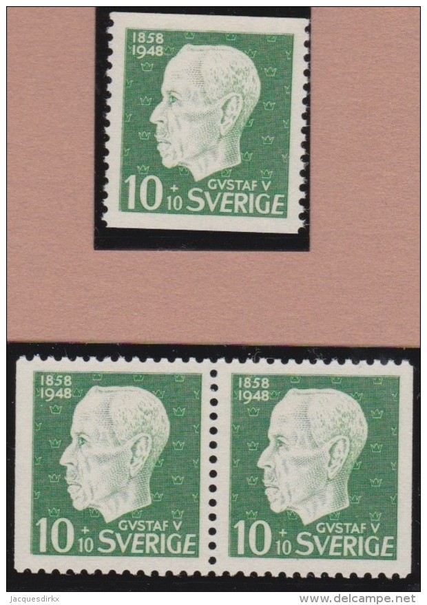 Sweden    .      Facit   .     382/384   +   BB   ( 2 Scans )     .       **   .    MNH    .   /   .  Postfris - Ongebruikt