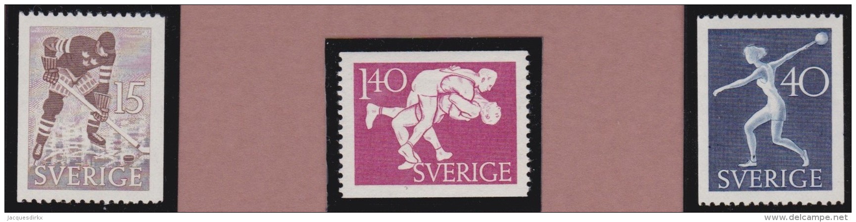 Sweden    .      Facit   .    445/448  +  BB   ( 2 Scans )       .       **   .    MNH    .   /   .  Postfris - Ongebruikt