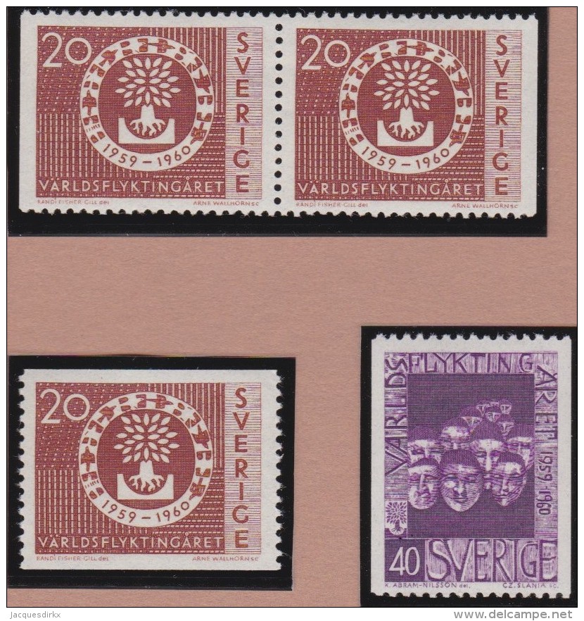 Sweden    .      Facit   .   511/512    +  BB        .       **   .    MNH    .   /   .  Postfris - Ongebruikt