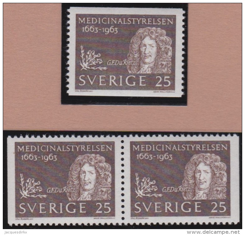 Sweden    .      Facit   .   548/550   +  BB  ( 2 Scans )          .       **   .    MNH    .   /   .  Postfris - Ongebruikt