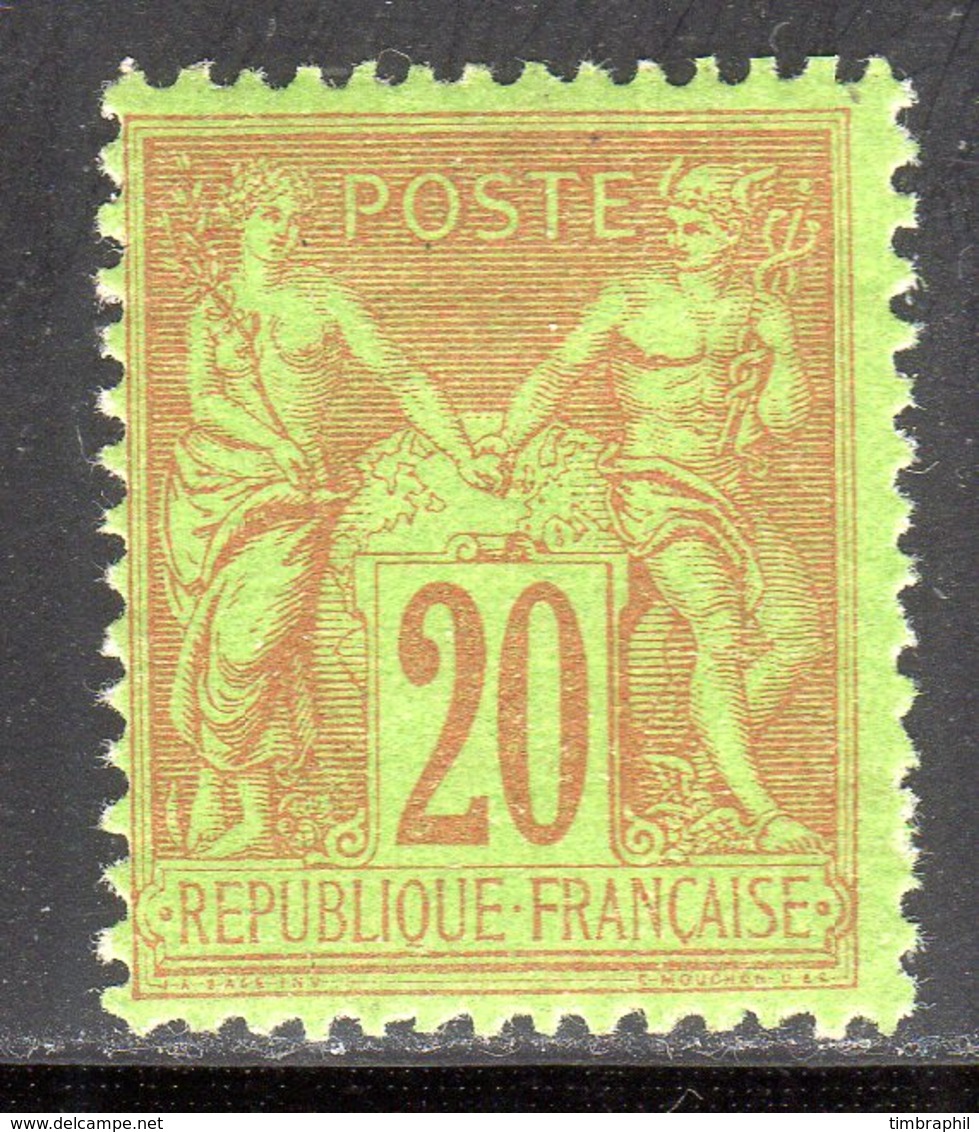 N° 96 (Sage) Neuf** LUXE: COTE= 112,50 Euros !!! - 1876-1898 Sage (Type II)