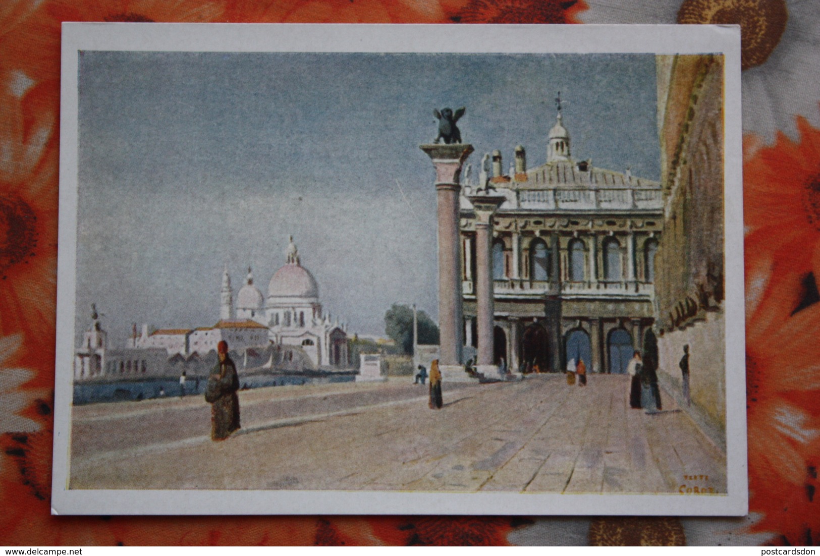 Venezia  In Art -  By Camille Corot - Matin A Venise , 1834 - French Art - 1958 - Russia USSR - Venezia (Venice)