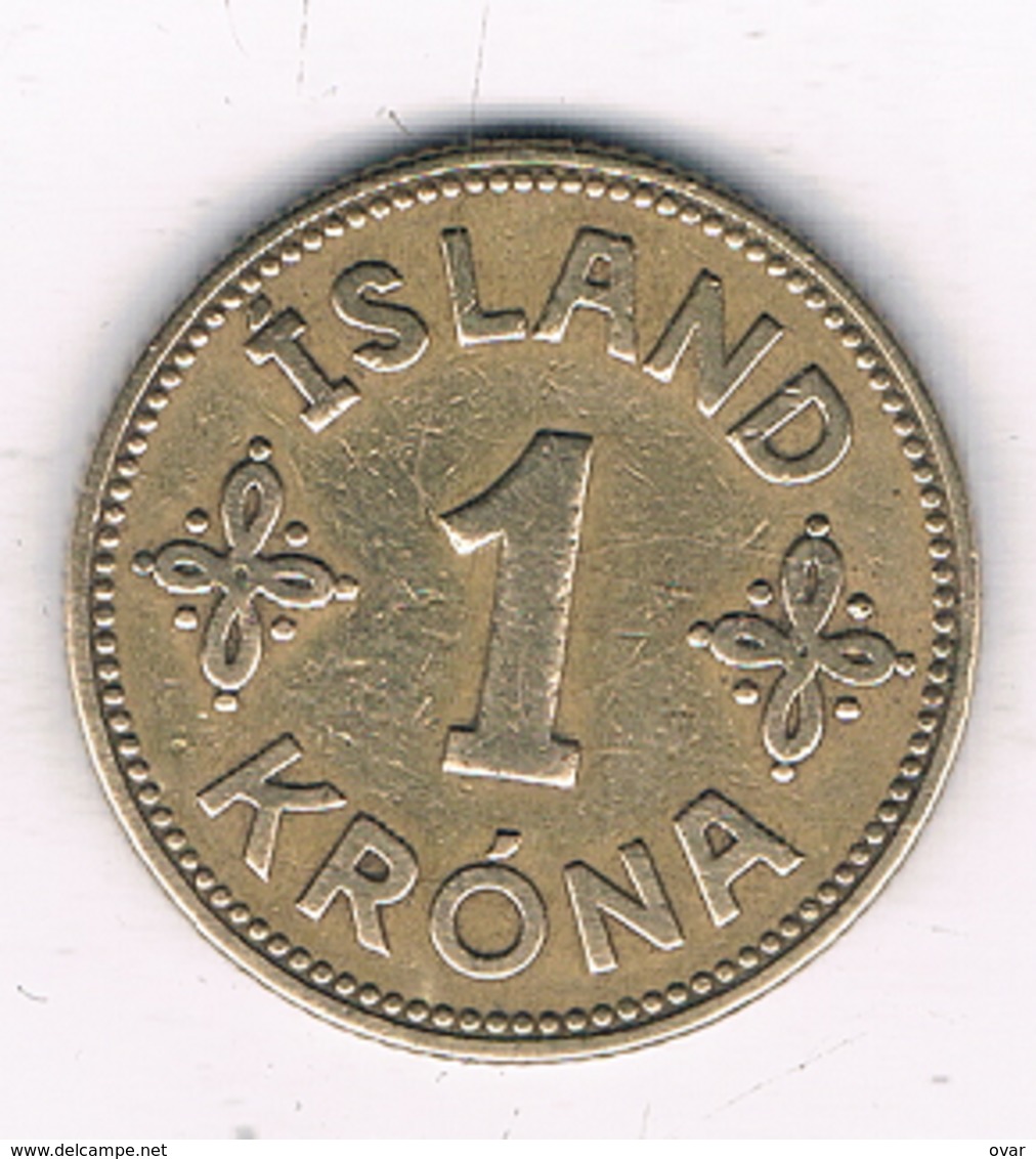 1 KRONA 1940 (mintage 209000ex.)  IJSLAND /'5386// - Iceland