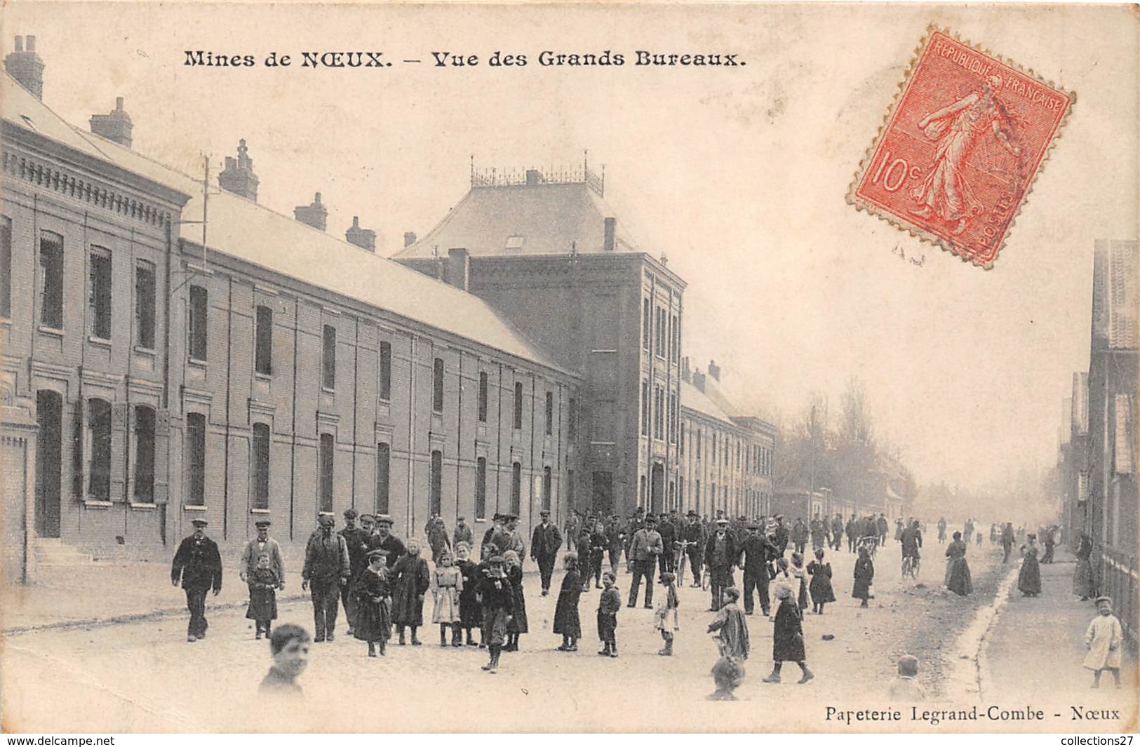 62-NOEUX-LES-MINES- VUE DES GRANDS BUREAUX - Noeux Les Mines