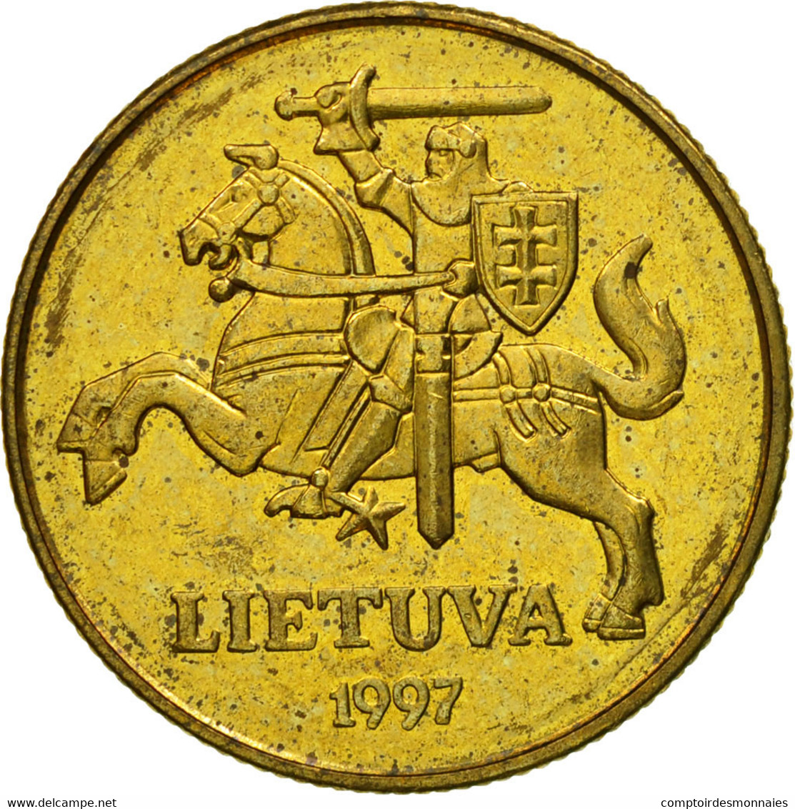 Monnaie, Lithuania, 50 Centu, 1997, TTB, Nickel-brass, KM:108 - Litouwen