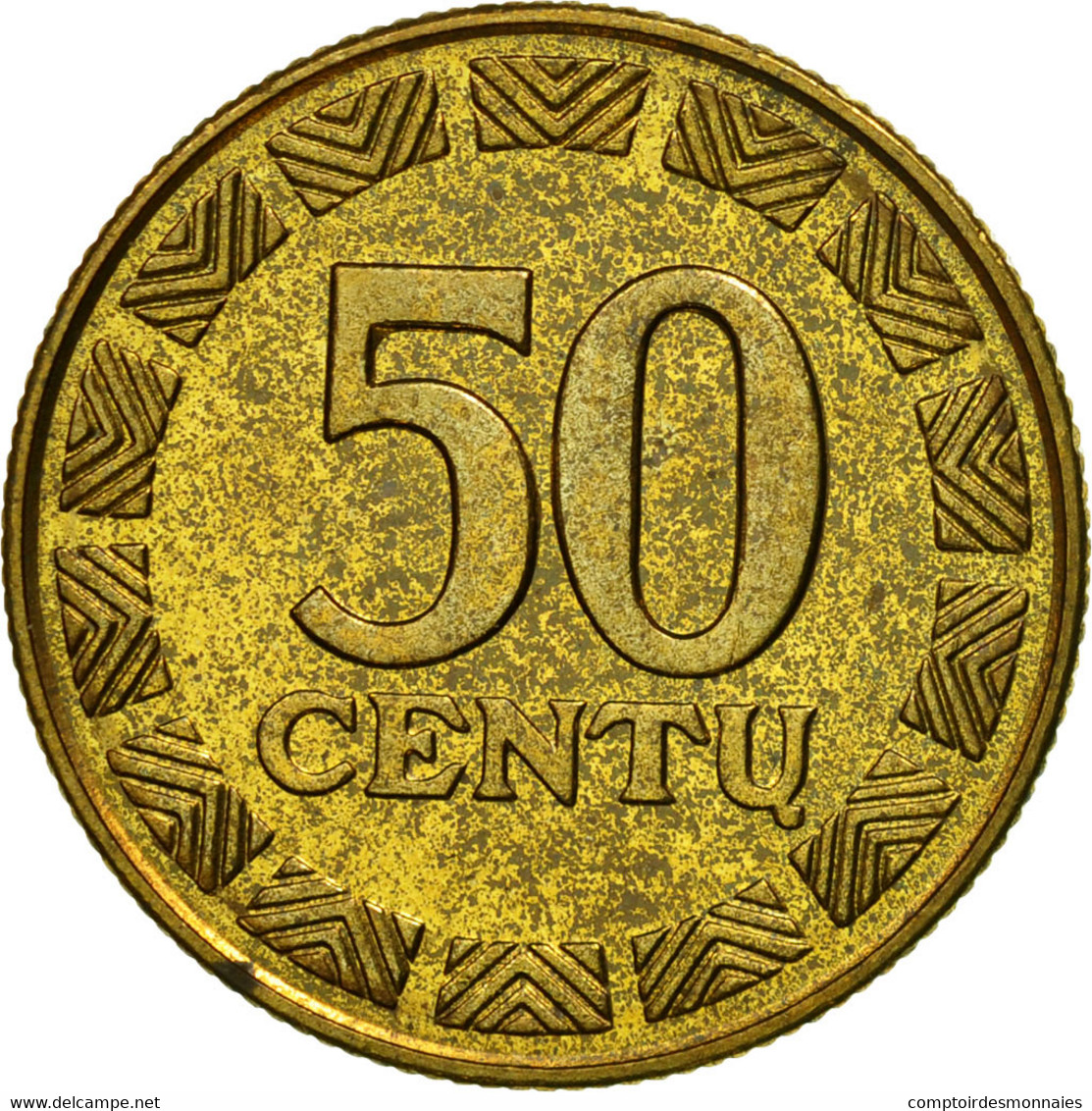Monnaie, Lithuania, 50 Centu, 1997, TTB, Nickel-brass, KM:108 - Lituanie