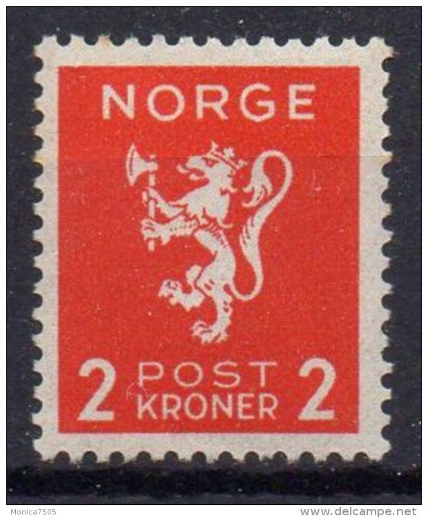 NORVEGE ( POSTE ) : Y&amp;T  N°  205  TIMBRE  NEUF  SANS  TRACE  DE  CHARNIERE , GOMME  ALTERE . - Neufs