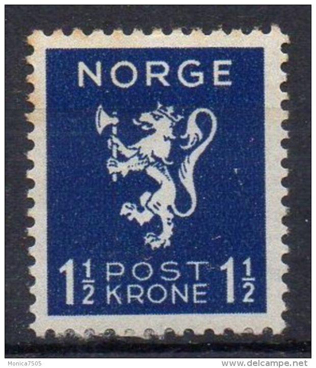 NORVEGE ( POSTE ) : Y&amp;T  N°  204  TIMBRE  NEUF  SANS  TRACE  DE  CHARNIERE , GOMME  ALTERE . - Neufs