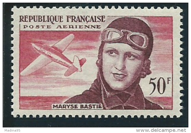 FRANCE: *, PA N°34, Ch. Légère, TB - 1927-1959 Mint/hinged