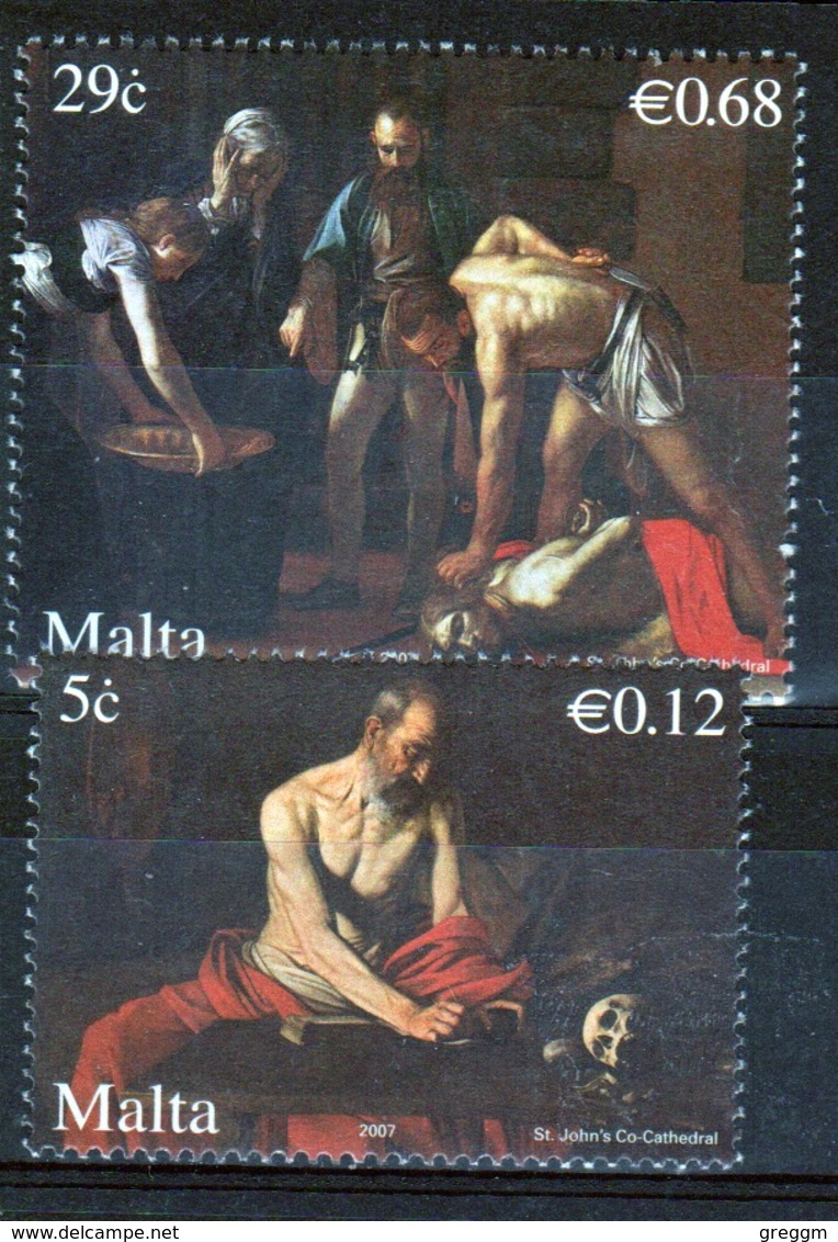 Malta Set Of Stamps From 2007 To Celebrate Michelangelo In Malta. - Malta