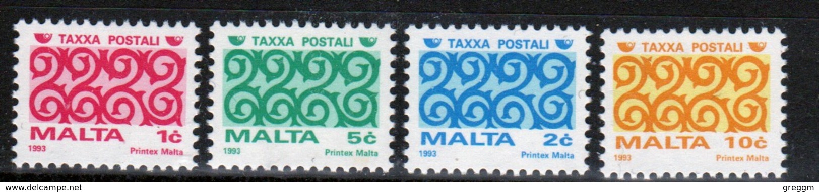 Malta Set Of Stamps From 1993 Of Postage Due Stamps. - Malta