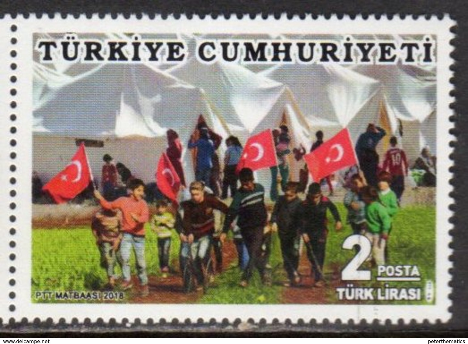 TURKEY , 2018, MNH, CHILDREN'S DAY, FLAGS, 1v - Other & Unclassified