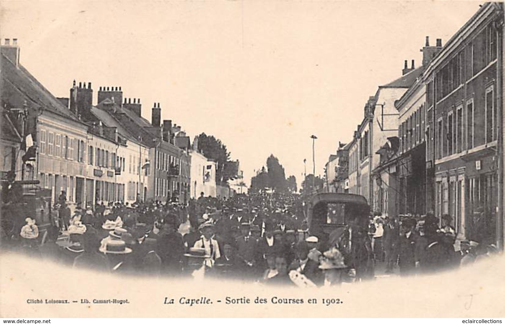 La Capelle           02   Hippisme  Sortie Des Courses  En 1903   (voir Scan) - Sonstige & Ohne Zuordnung