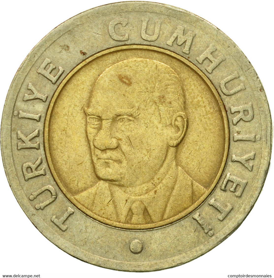 Monnaie, Turquie, New Lira, 2005, Istanbul, TB, Bi-Metallic, KM:1169 - Turquie