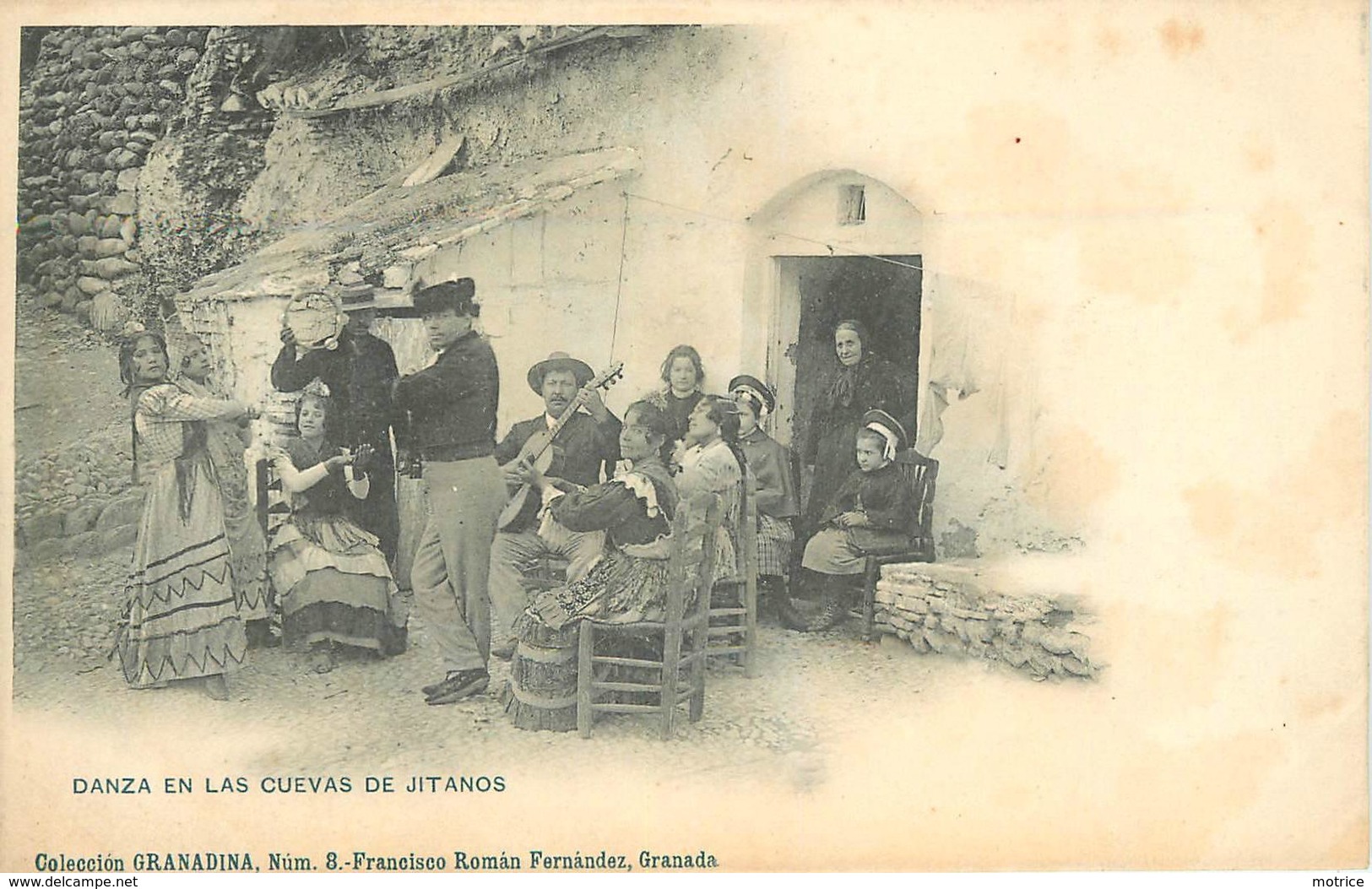 DANZA EN LAS CUEVA DE GITANOS - Coleccion Granadina. - Granada