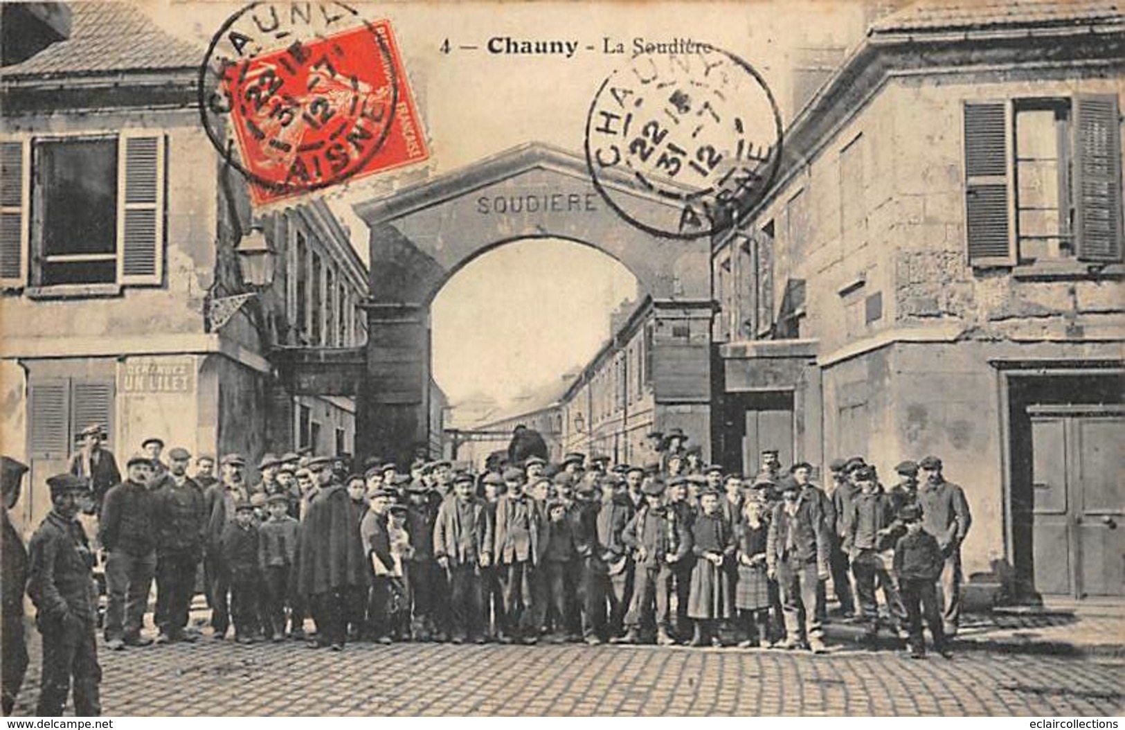 Chauny        02      La Soudière. Personnel          (voir Scan) - Chauny