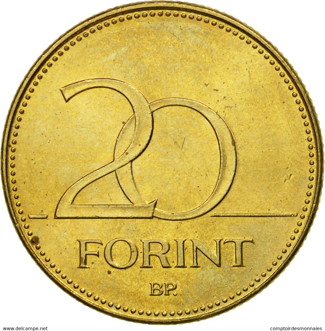 Monnaie, Hongrie, 20 Forint, 1995, Budapest, SUP, Nickel-brass, KM:696 - Hungary