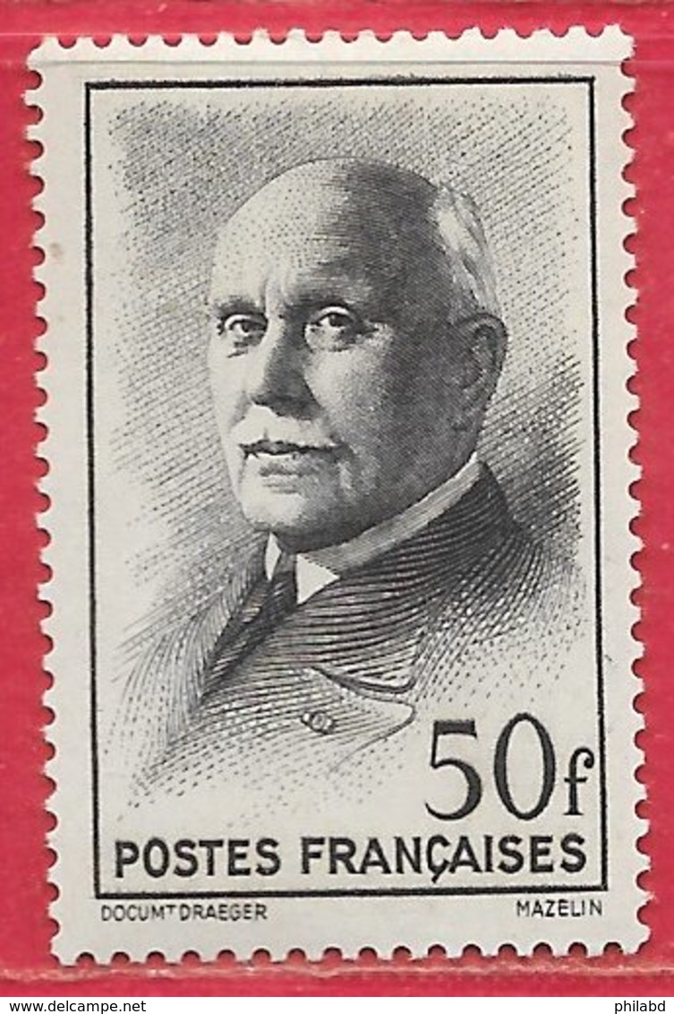 France N°525 50F Noir 1941-42 * - Neufs