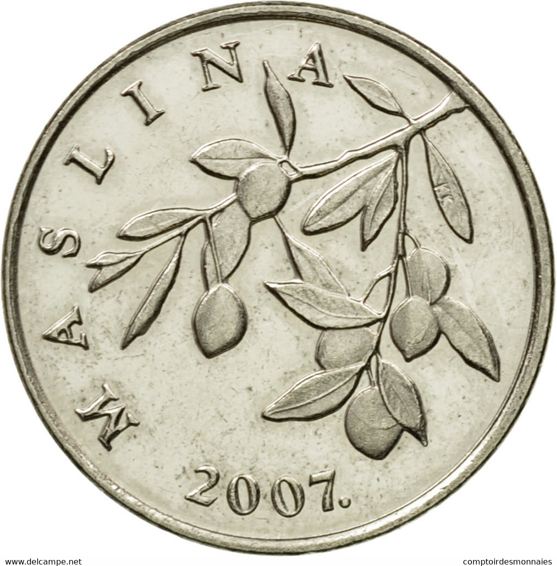 Monnaie, Croatie, 20 Lipa, 2007, TTB+, Nickel Plated Steel, KM:7 - Croatie