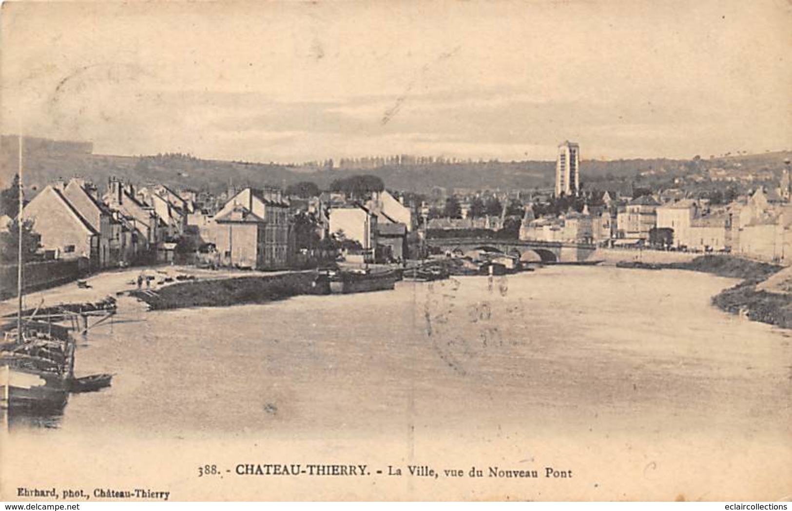 Château Thierry    02     La Ville. Vue Du Nouveau Pont           (voir Scan) - Chateau Thierry
