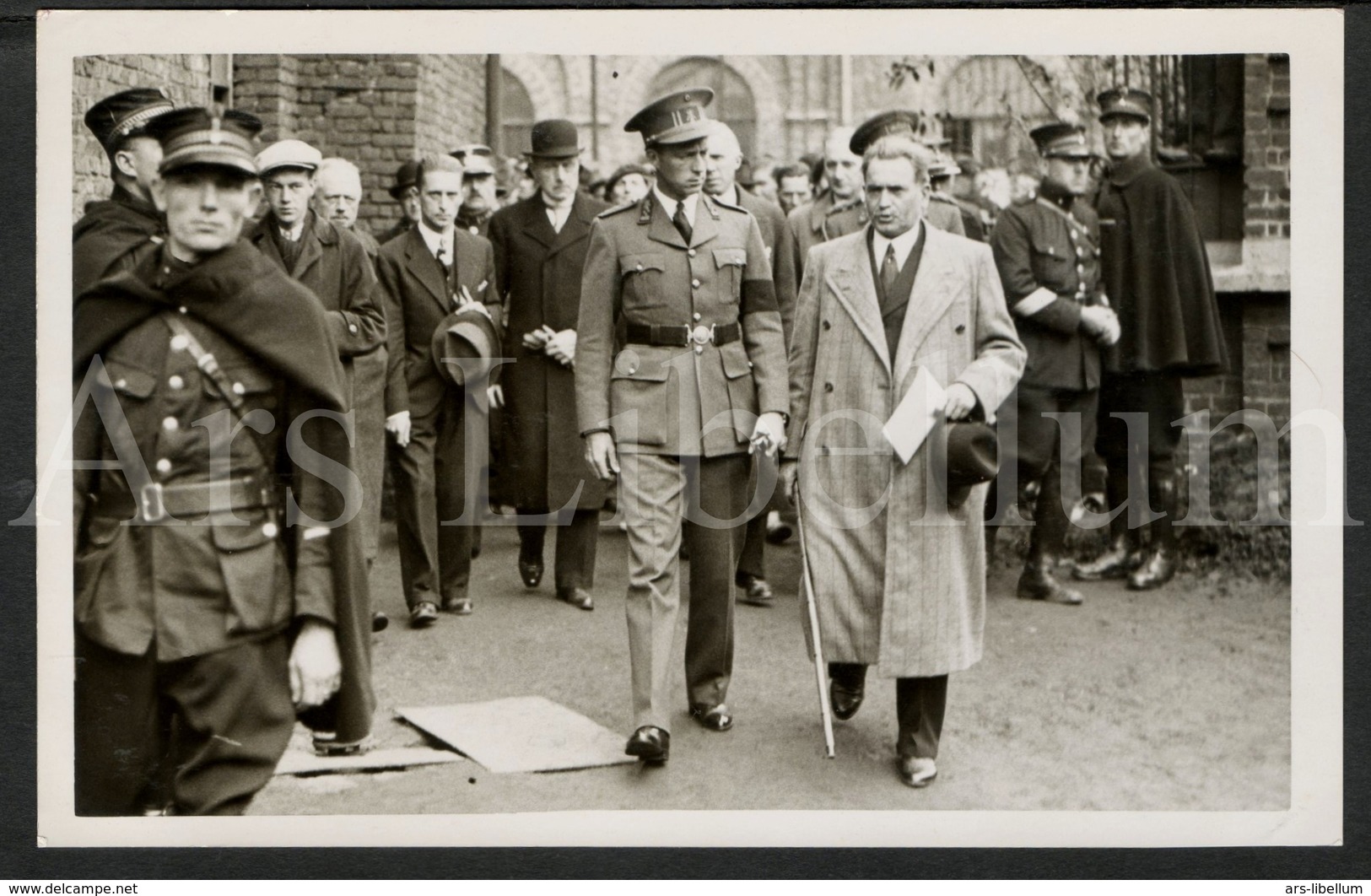 Postcard / ROYALTY / Belgique / België / Koning Leopold III / Roi Leopold III / La Bouverie / Victimes Du Coup De Grisou - Frameries