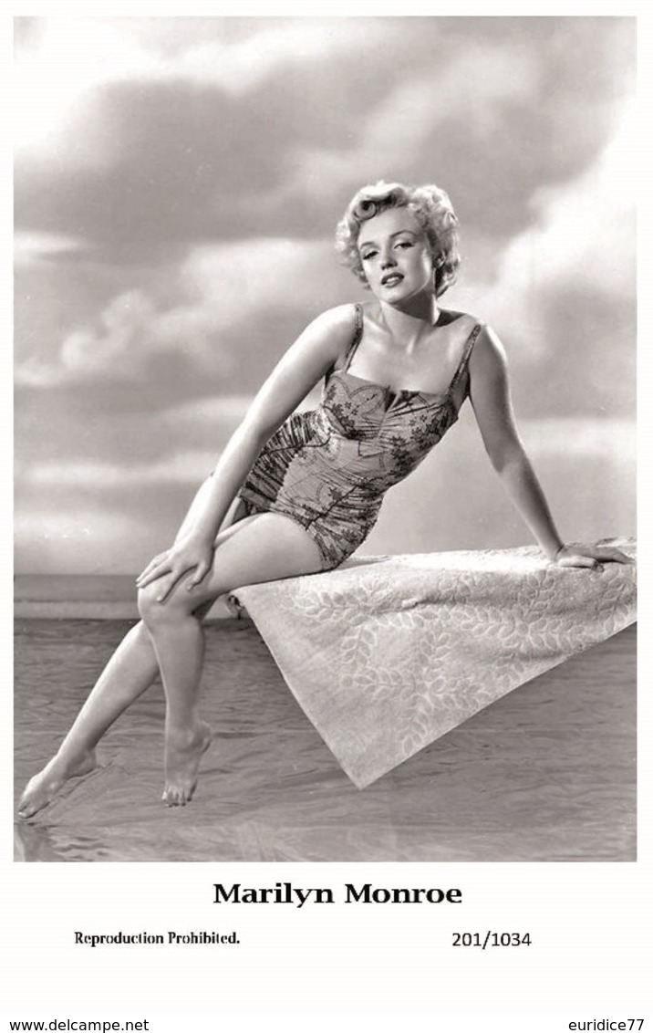 MARILYN MONROE - Film Star Pin Up PHOTO POSTCARD - 201-1034 Swiftsure Postcard - Otros & Sin Clasificación