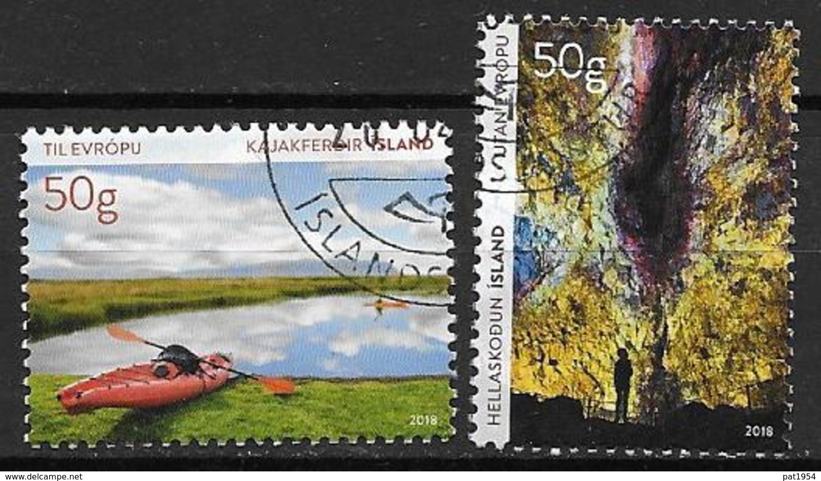 Islande 2018 N°1482/1483 Oblitérés Tourisme - Used Stamps