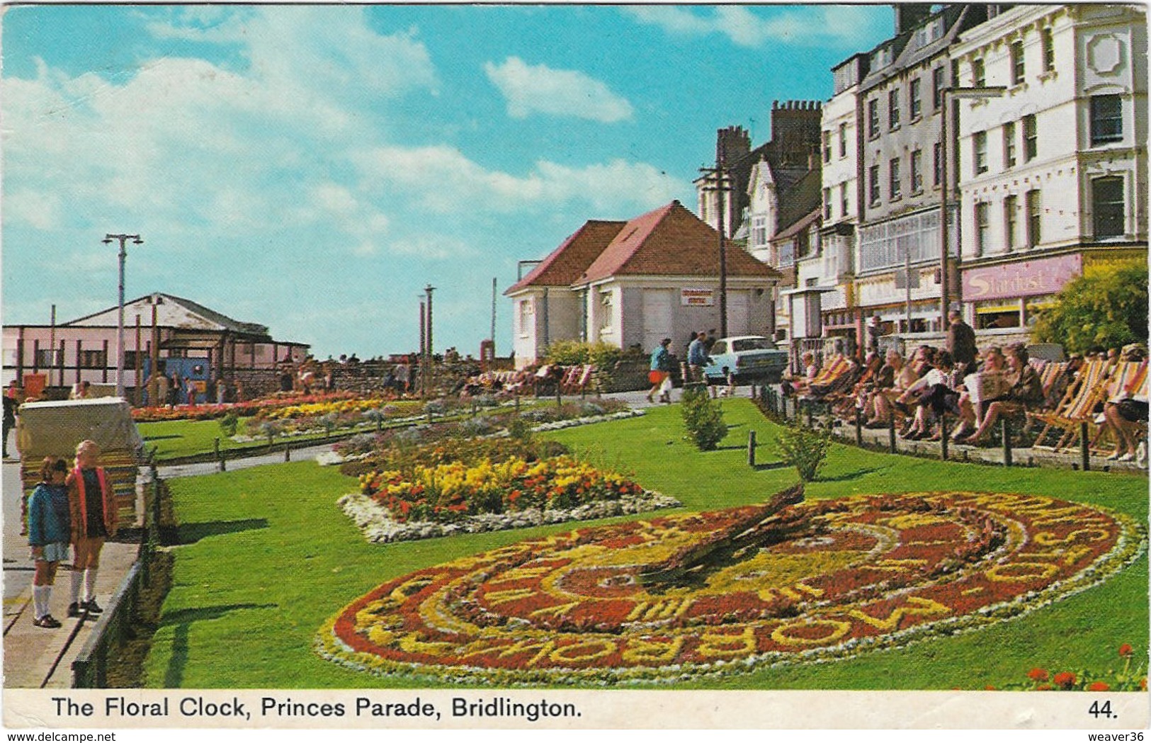 Bridlington The Floral Clock, Princes Parade Used, Sent 1972 Bamforth [P0033/1D] - Other & Unclassified