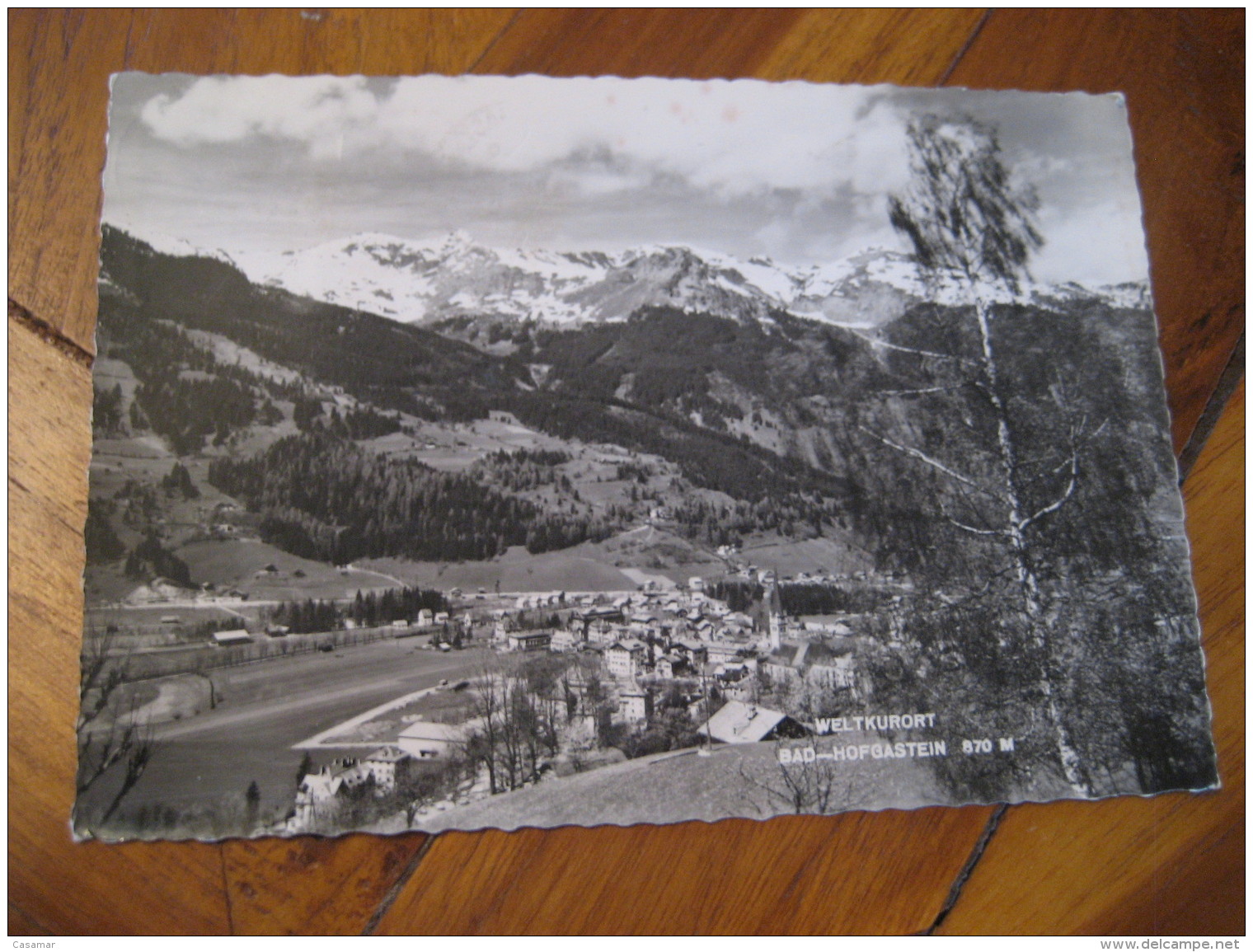 Thermalbad BAD HOFGASTEIN 1963 Cancel Weltkurort Post Card AUSTRIA Hydrotherapy Spa Thermal Health Sante Thermalisme - Bäderwesen