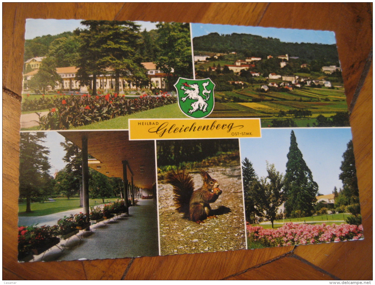 BAD GLEICHENBERG 1978 Cancel Heilbad Post Card AUSTRIA Hydrotherapy Spa Thermal Health Sante Thermalisme - Bäderwesen