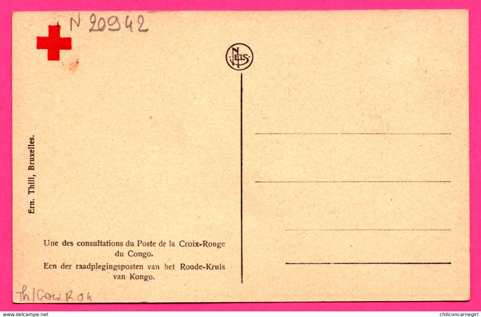 CROIX ROUGE - Une Des Consultations Du Poste De La C.R. Du Congo - Enfants - Animée - NELS - THILL - Croix-Rouge