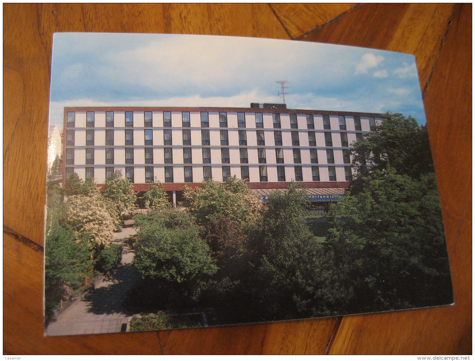 HOTEL BRITANNIA Esbjerg 1988 Post Card DENMARK Tourism Tourisme Hotel Hotels - Hotel- & Gaststättengewerbe