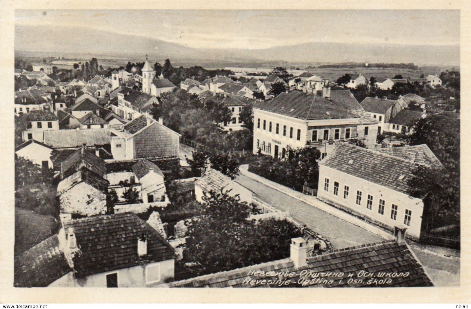 POSTCARD-BOSNIA-NEVESINJE- VIAGGIATA1939-REAL FOTO - Bosnia Erzegovina