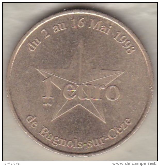 1 EURO DE BAGNOLS SUR CEZE GARD 1998 - Euros Des Villes